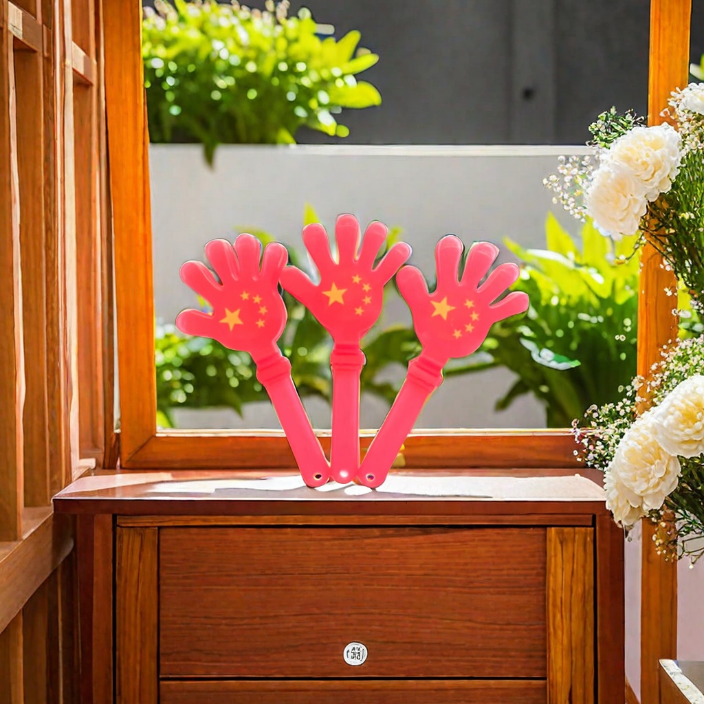 拍手器小手拍玩具巴掌拍拍手塑料手掌发光拍手拍掌鼓掌拍图