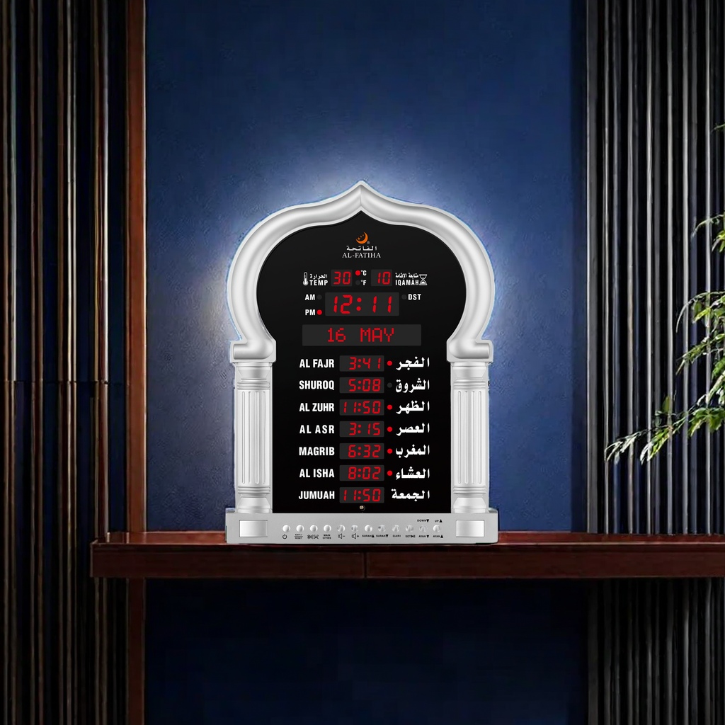 anzn clock 5115pro LED electronic digital tube display high-definition remote control operation electronic wall clock modern and simple design applicable to other categories Application Scenario