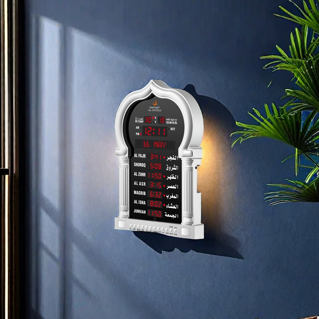 anzn clock 5115pro LED electronic digital tube display high-definition remote control operation electronic wall clock modern and simple design applicable to other categories Item Picture