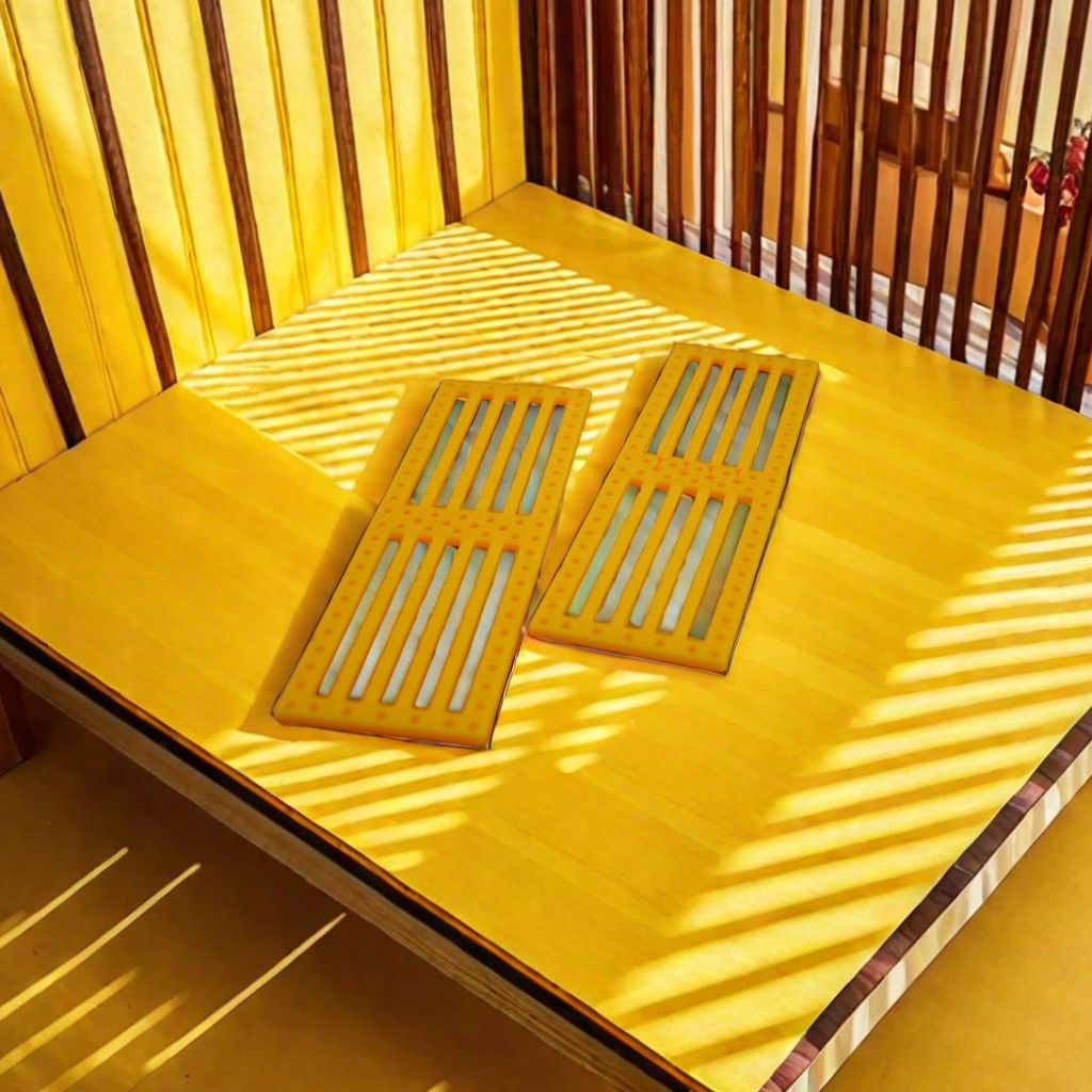 375120 yellow vertical grid board 1/2 Technology building block parts Toy DIY accessories Creative Technology Small making essential materials details Picture