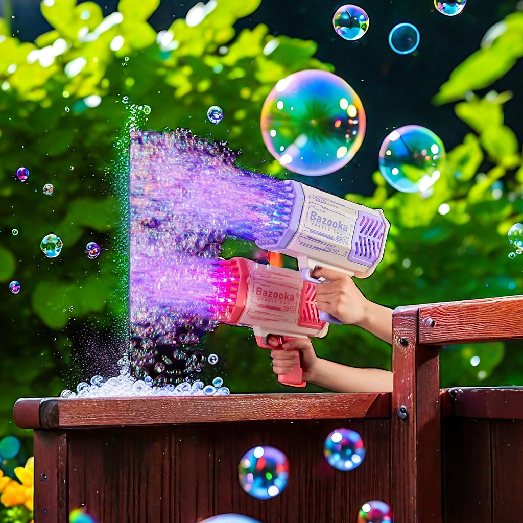 小钢炮全自动吹泡泡机 儿童玩具爆款加特林泡泡枪 地摊热销厂家批发 其他分类全新上市