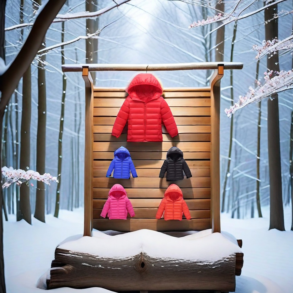 童棉袄/棉服实物图