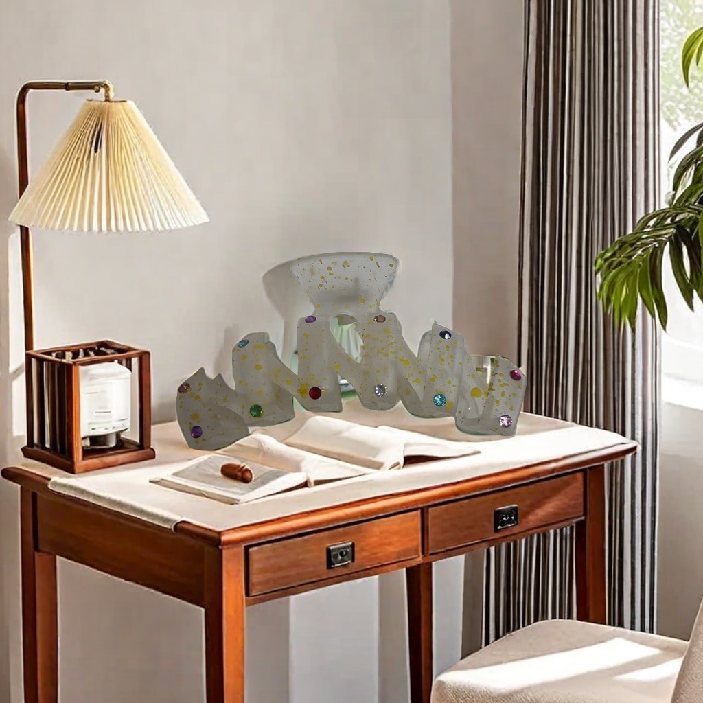 沙金色软陶树脂饰品配件 时尚DIY手工制作合金配件 美观耐用易搭配