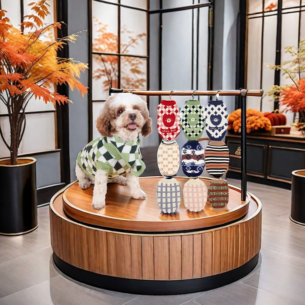 British-style sweaters for pet dogs, new Korean autumn and winter pet clothing in stock, direct delivery from the manufacturer, cross-border bestsellers, other categories
