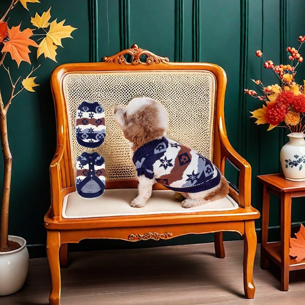 British-style sweaters for pet dogs, new Korean autumn and winter pet clothing in stock, direct delivery from the manufacturer, cross-border bestsellers, other categories details Picture