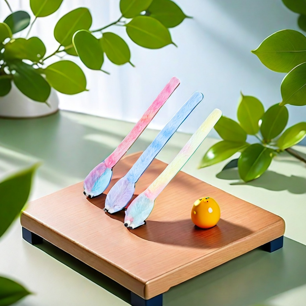 New product manufacturer direct supply pet supplies, colorful handcrafted long-tailed mouse and cat toys, cross-border bestsellers, play, interaction, self-entertainment, exclusive cat toys Item Picture