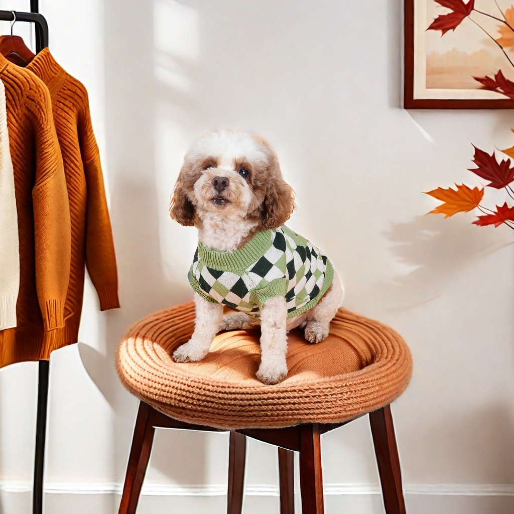 British-style sweaters for pet dogs, new Korean autumn and winter pet clothing in stock, direct delivery from the manufacturer, cross-border bestsellers, other categories Specification image