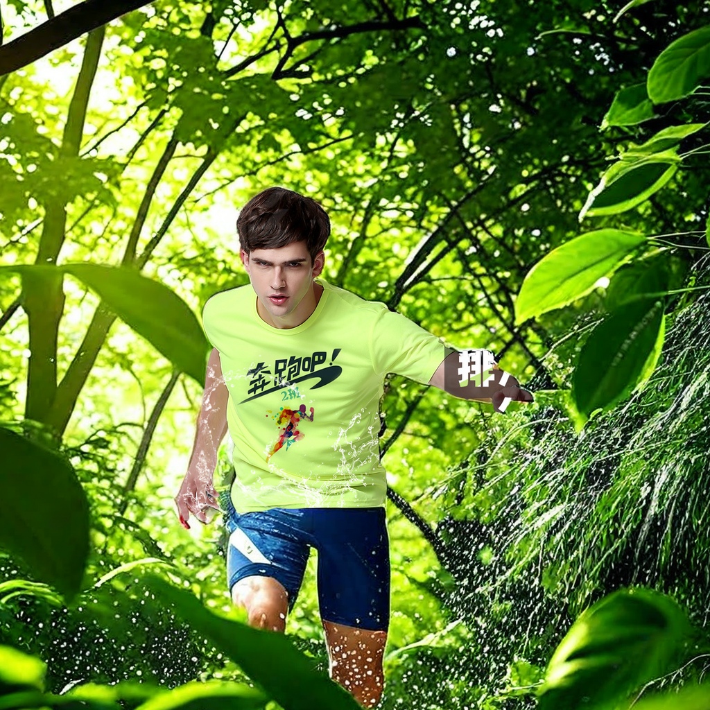 Outdoor marathon running special quick-drying T-shirt custom work clothes with Logo printed round-neck short-sleeved cultural advertising shirts, cool and sporty. Other categories are available for selection
