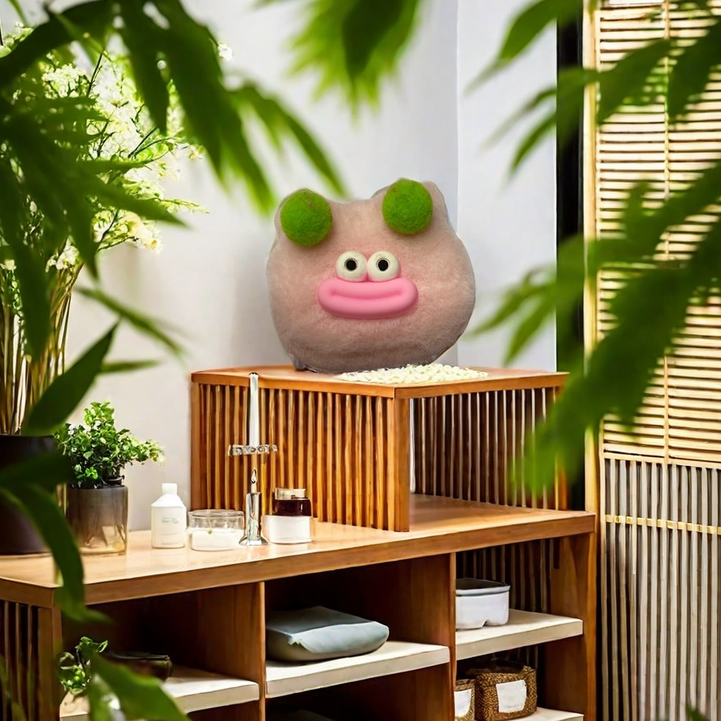 创意毛绒小动物形发夹 儿童喜爱的毛绒玩具 安全无毒材质亲肤柔软图