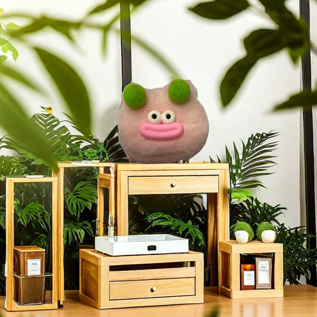 创意毛绒小动物形发夹 儿童喜爱的毛绒玩具 安全无毒材质亲肤柔软产品图