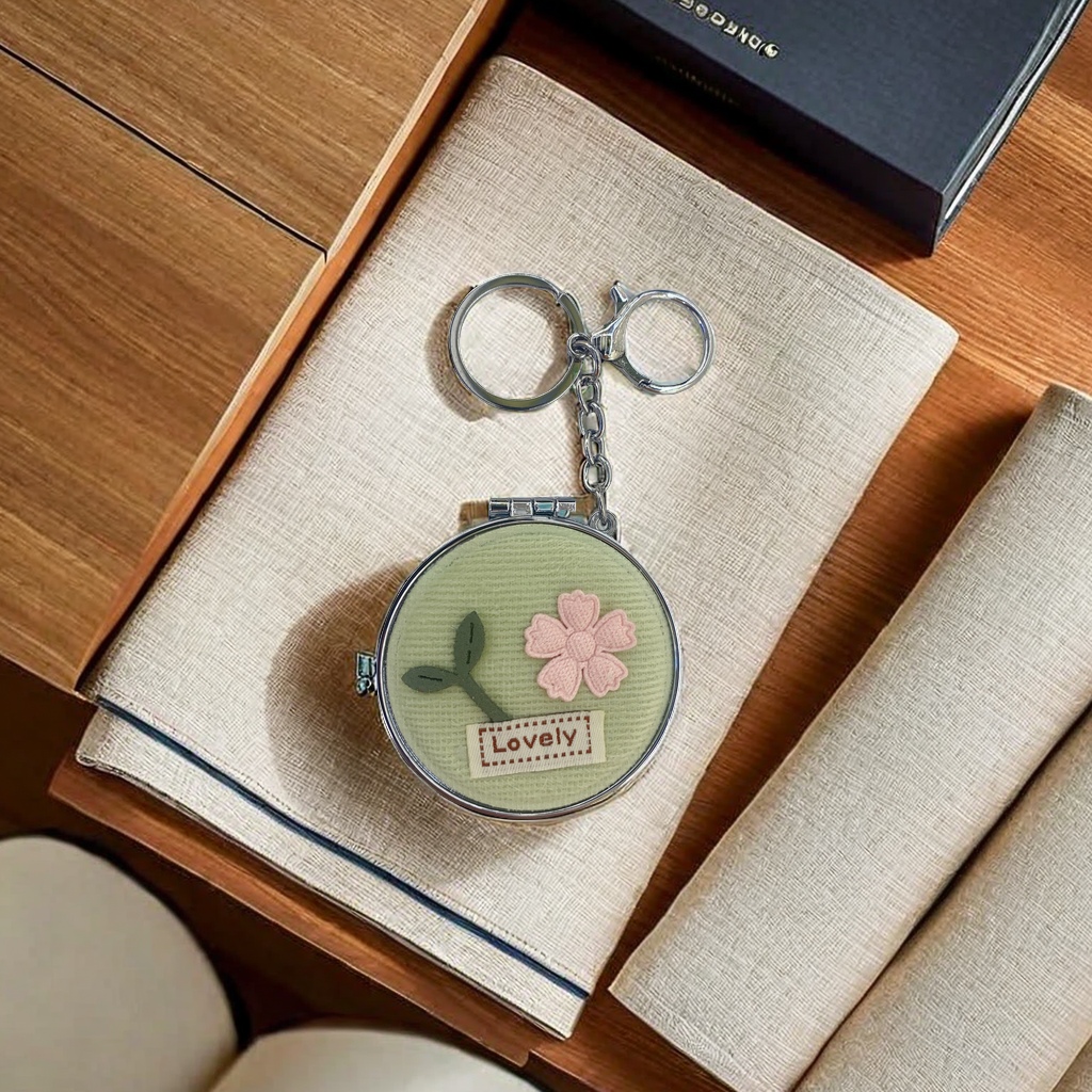 Fabric Gift Mirror, Keychain Mirror, Gift Specification drawing