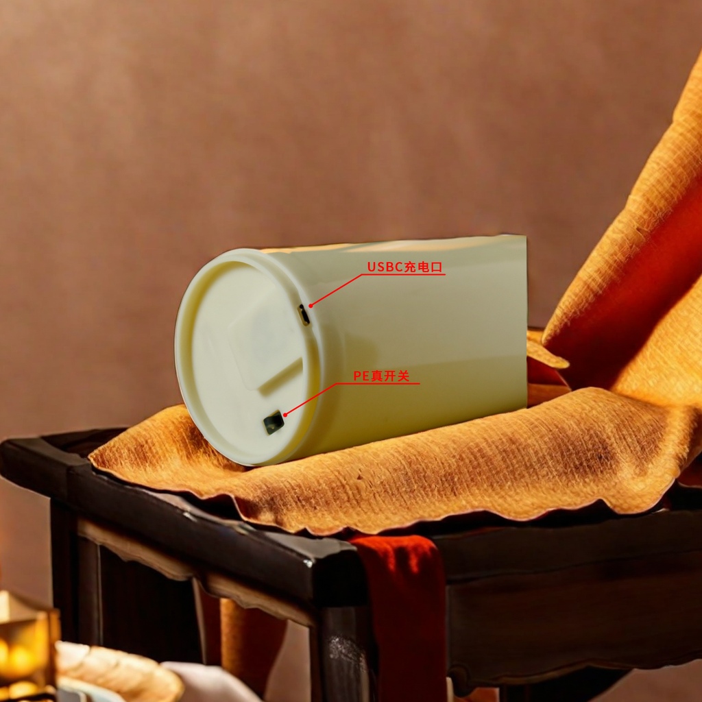 USB charging swing candlelight electronic candle lamp, simulated plastic fake candle, wedding restaurant confession lamp, candle lamp, atmosphere creation wonder Application Scenario