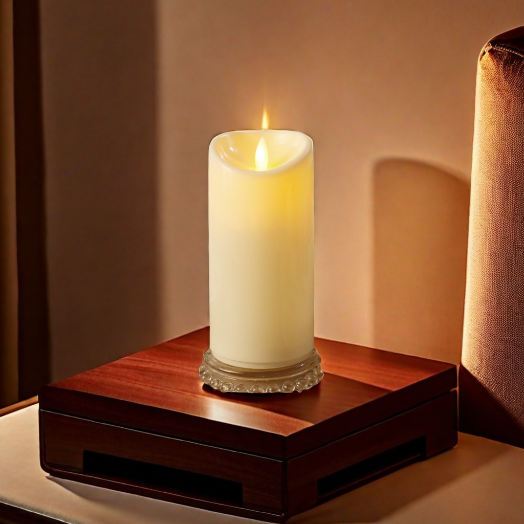 USB charging swing candlelight electronic candle lamp, simulated plastic fake candle, wedding restaurant confession lamp, candle lamp, atmosphere creation wonder Item Picture