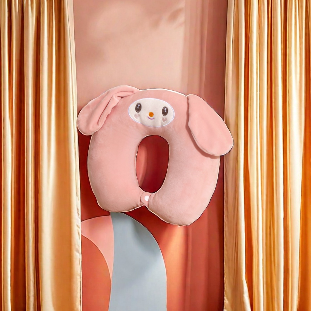 Cartoon cute U-shaped pillow neck pillow travel pillow long-distance bus plane special portable car neck pillow soft comfortable pillow Item Picture