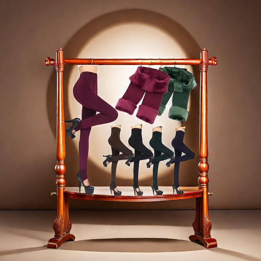 珍珠绒打底裤女冬季加绒加厚外穿不起球 高腰踩脚连裤袜 大码保暖打底裤适合冬季穿着