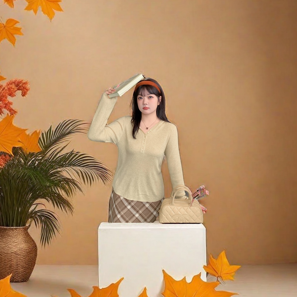 2024秋季新款大码女装宽松连帽套头衫 胖mm百搭休闲上衣 22682针织衫舒适透气