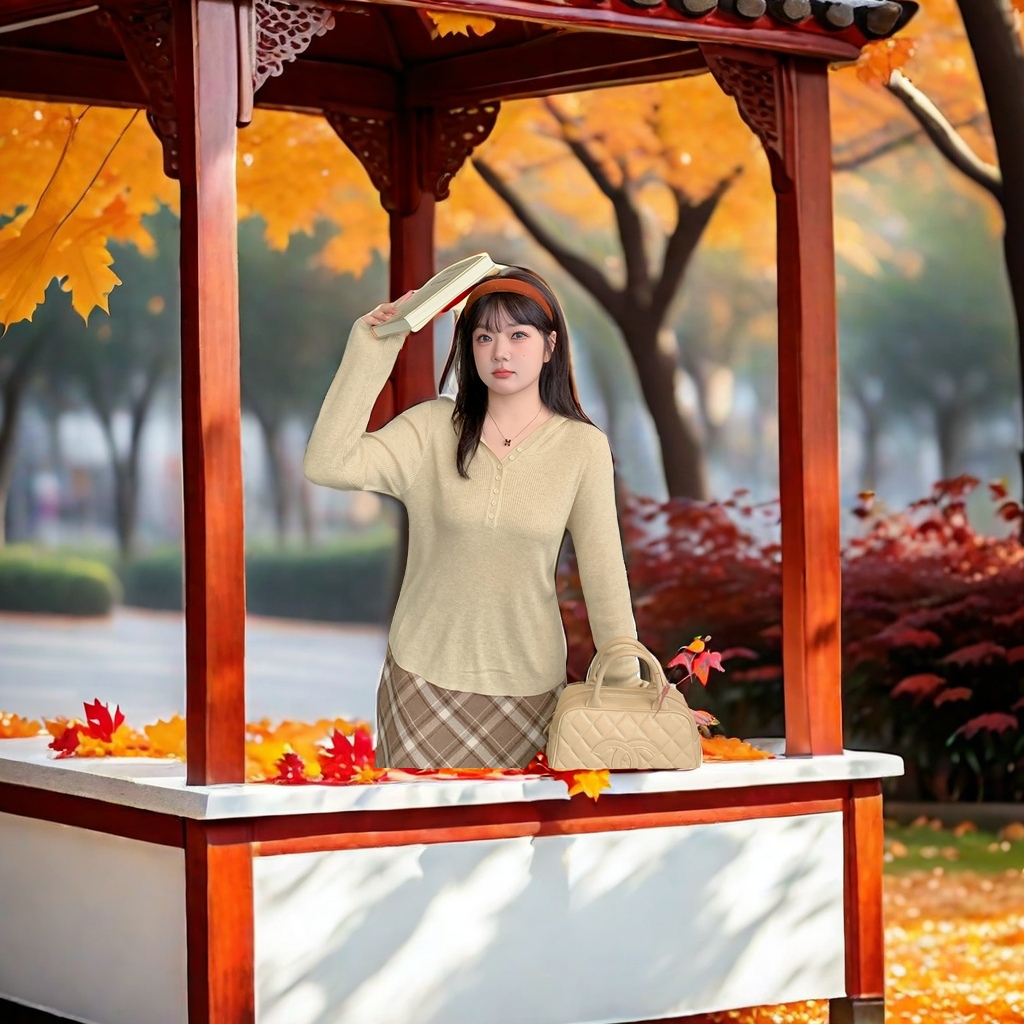 2024秋款大码女装连帽套头衫女休闲上衣 胖mm百搭宽松针织衫22682 大码针织衫时尚舒适轻松搭配