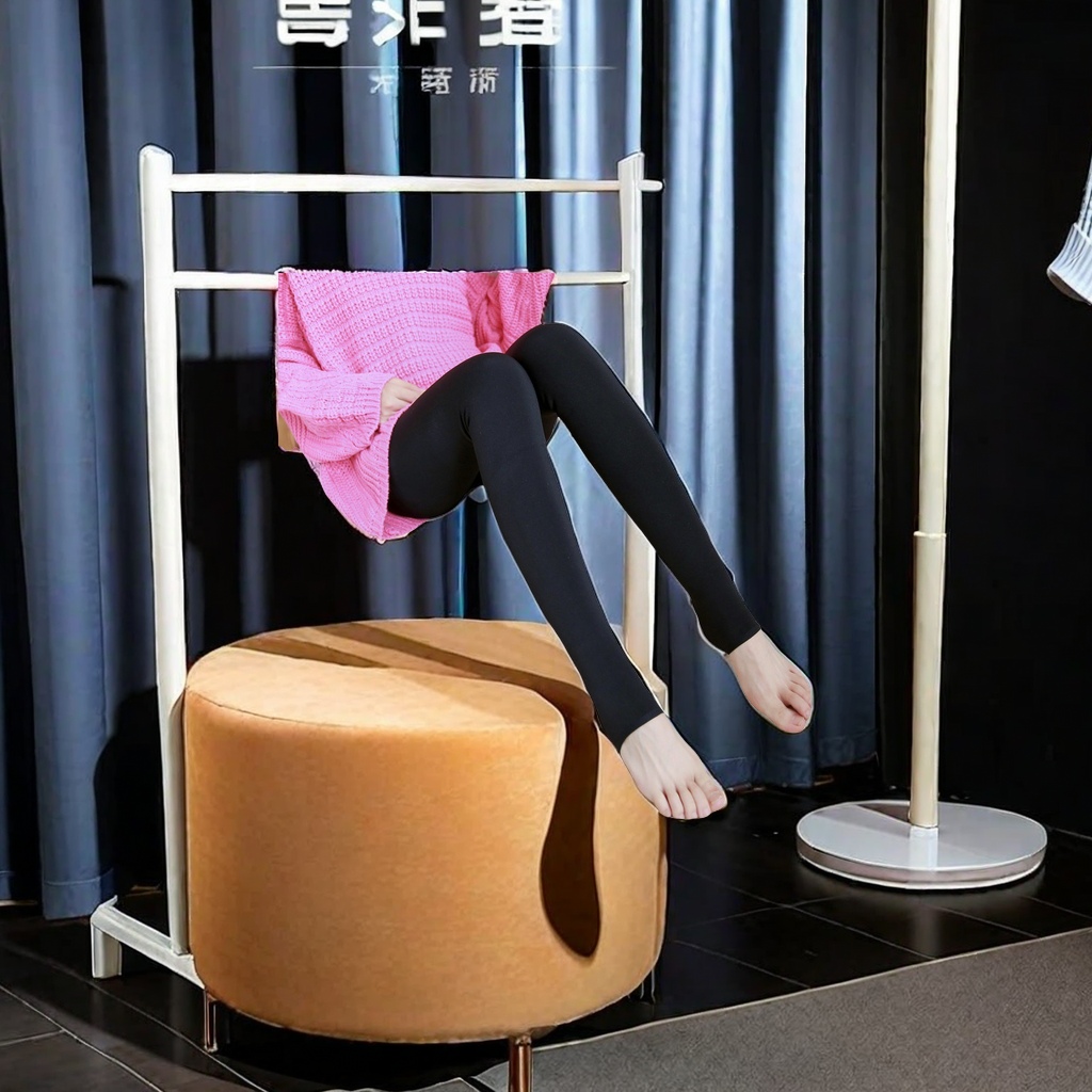 Autumn and winter women's thickened and fleece leggings for slimming, loose-fitting tights, nylon imitation large-sized warm one-piece pants wholesale discount with various styles Specification image