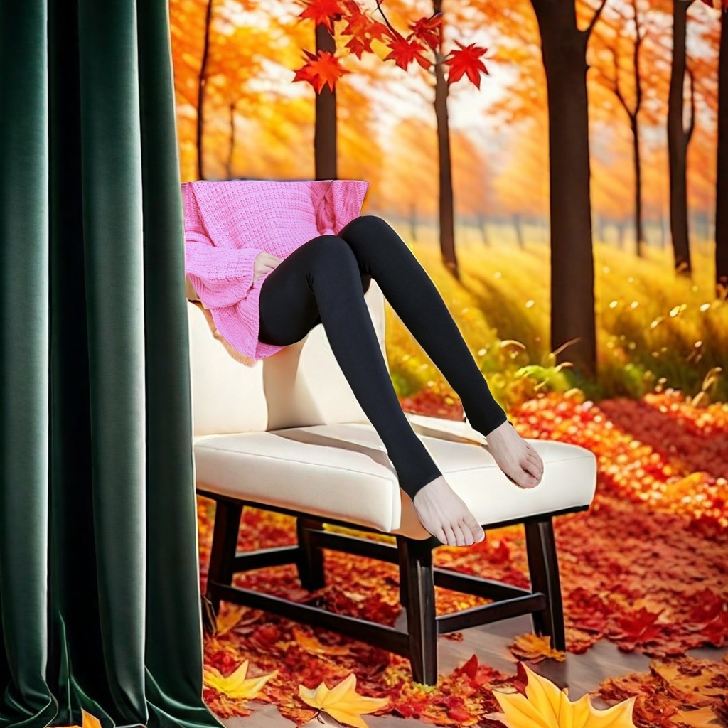 New thick and fleece leggings for women in autumn and winter, slimming skinny skinny tights, large-sized nylon imitation warm one-piece pants wholesale bestsellers Specification image