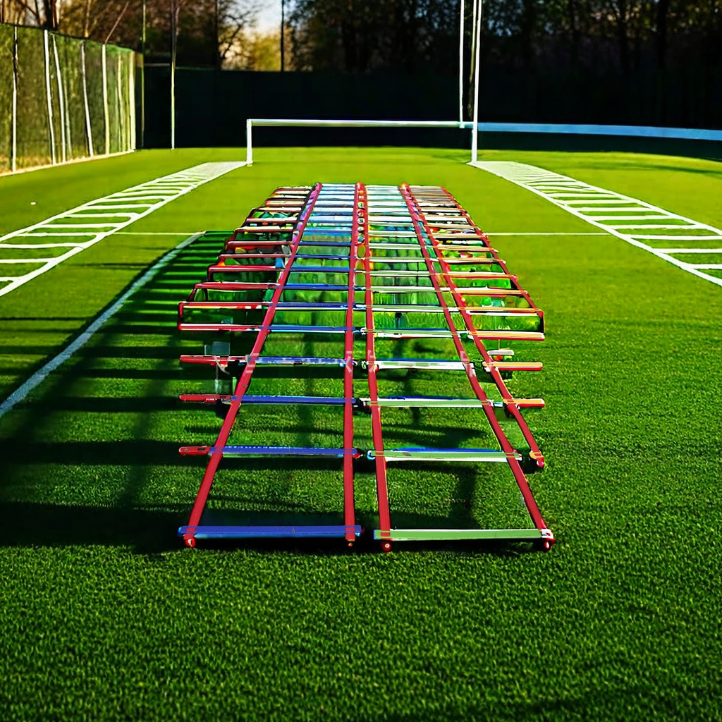 厂家直供训练用足球敏捷梯 灵敏跳格软梯 速度绳梯 提升运动员速度敏捷性 其他分类训练器材