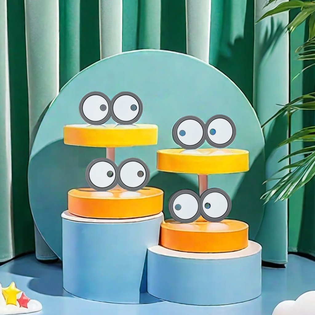 Cartoon soft glue eye patch DIY accessories Small eye decoration accessories Crocs buckle Water cup patch drain basket supplies Multi-functional creative small things details Picture