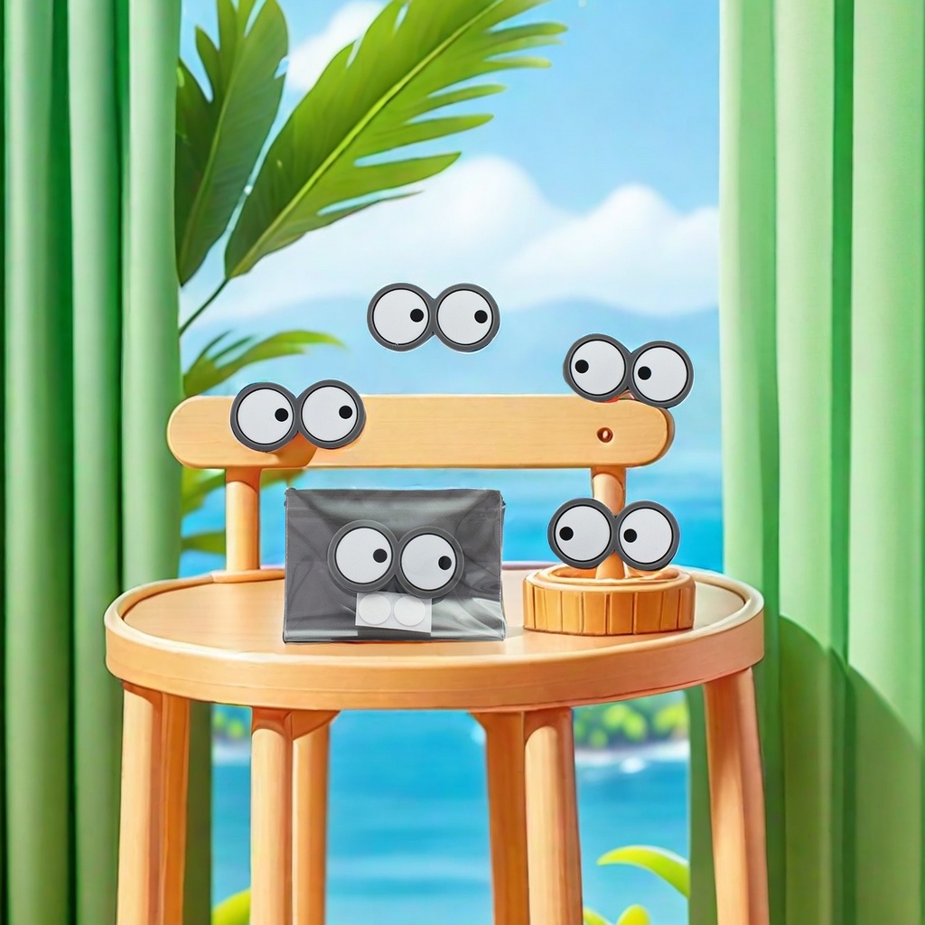 Cartoon soft glue eye patch DIY accessories Small eye decoration accessories Crocs buckle Water cup patch drain basket supplies Multi-functional creative small things Item Picture