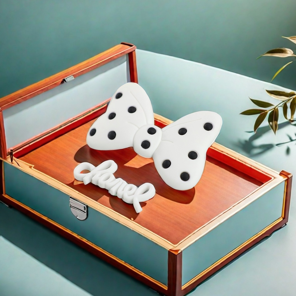 PVC soft plastic drop plastic large spot bow storage box mobile phone shell cavity shoes buckle cup paste accessories Wholesale diy jewelry creative decorative storage practical and beautiful Application Scenario