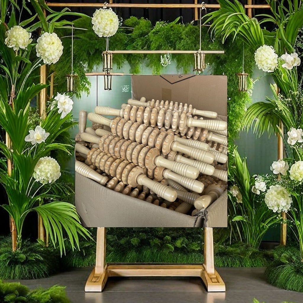 Comercio exterior estilo de detonación madera sólida nueve ruedas masajeador de madera de espalda salud meridiano roller masajeador concesiones al por mayor especial comercio exterior especial Specification image