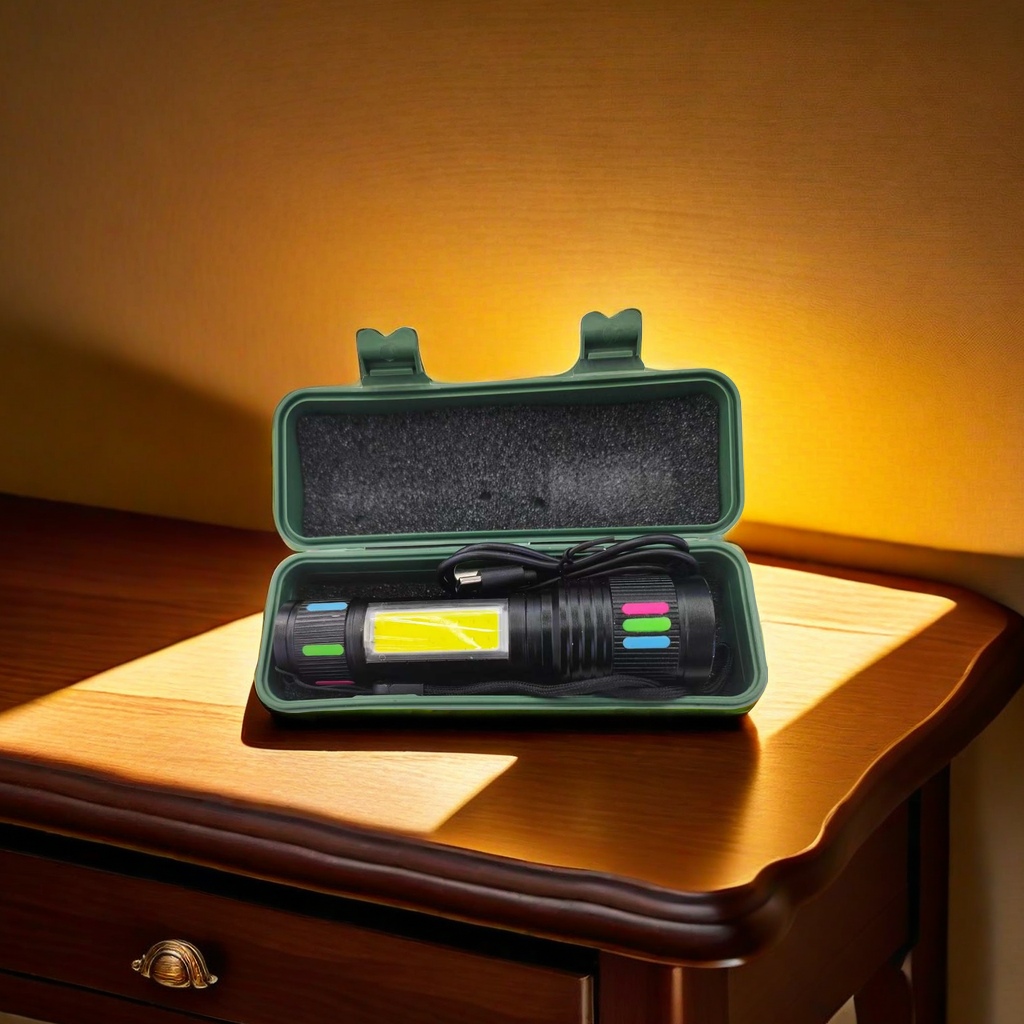 New cross-border outdoor illuminated laser flashlight, home waterproof, ultra-high power night patrol flashlight Application Scenario