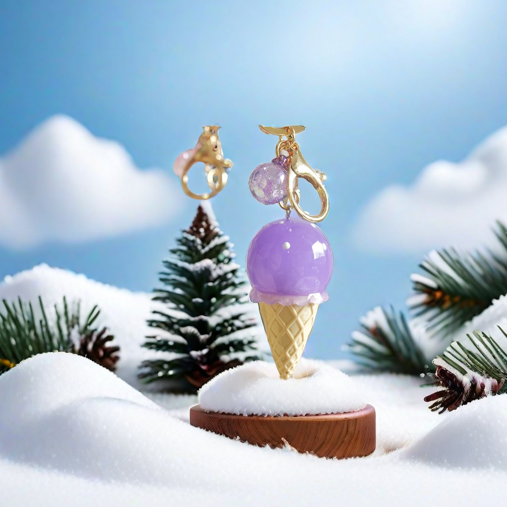 The Mountain Ghost's creative keychain Casetify is an original design, portable, practical, fashionable and trendy accessory Specification image
