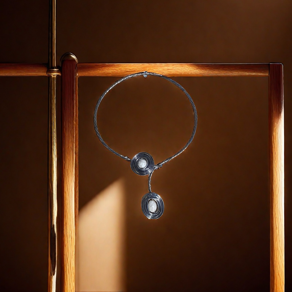 "Natural Pearl Necklace Accessory set, turquoise loose bead earrings, high-end women's jewelry, Exquisite gift box packaging "140215675 details Picture