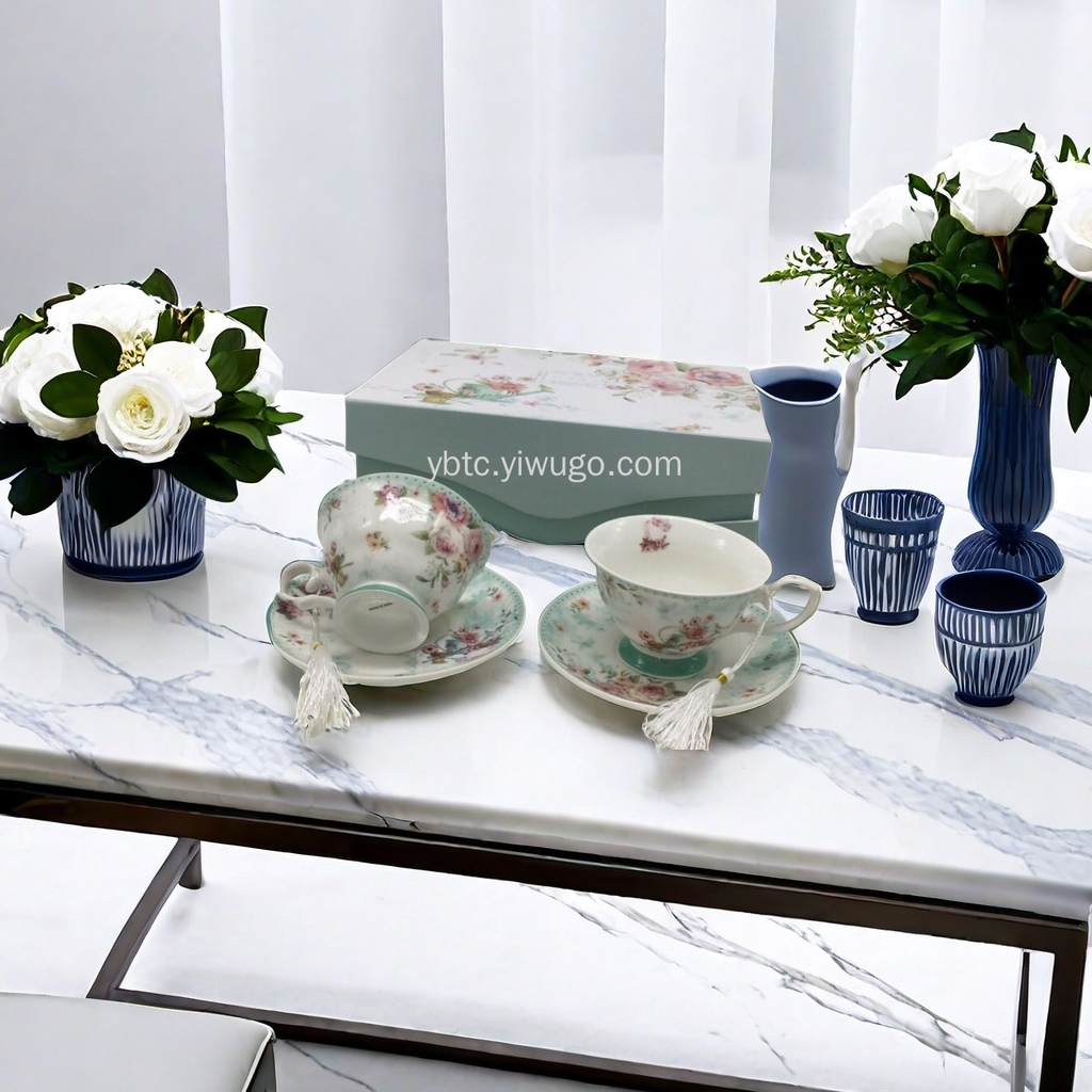 "Student ceramic cup, cute design, Mug set, Souvenir, Tea cup, multi-functional practical items Specification drawing
