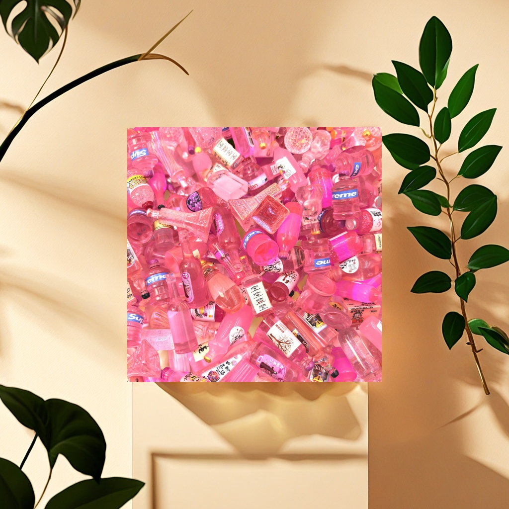 手工DIY材料 树脂小瓶子 透明迷你收藏瓶 创意手链项链配件