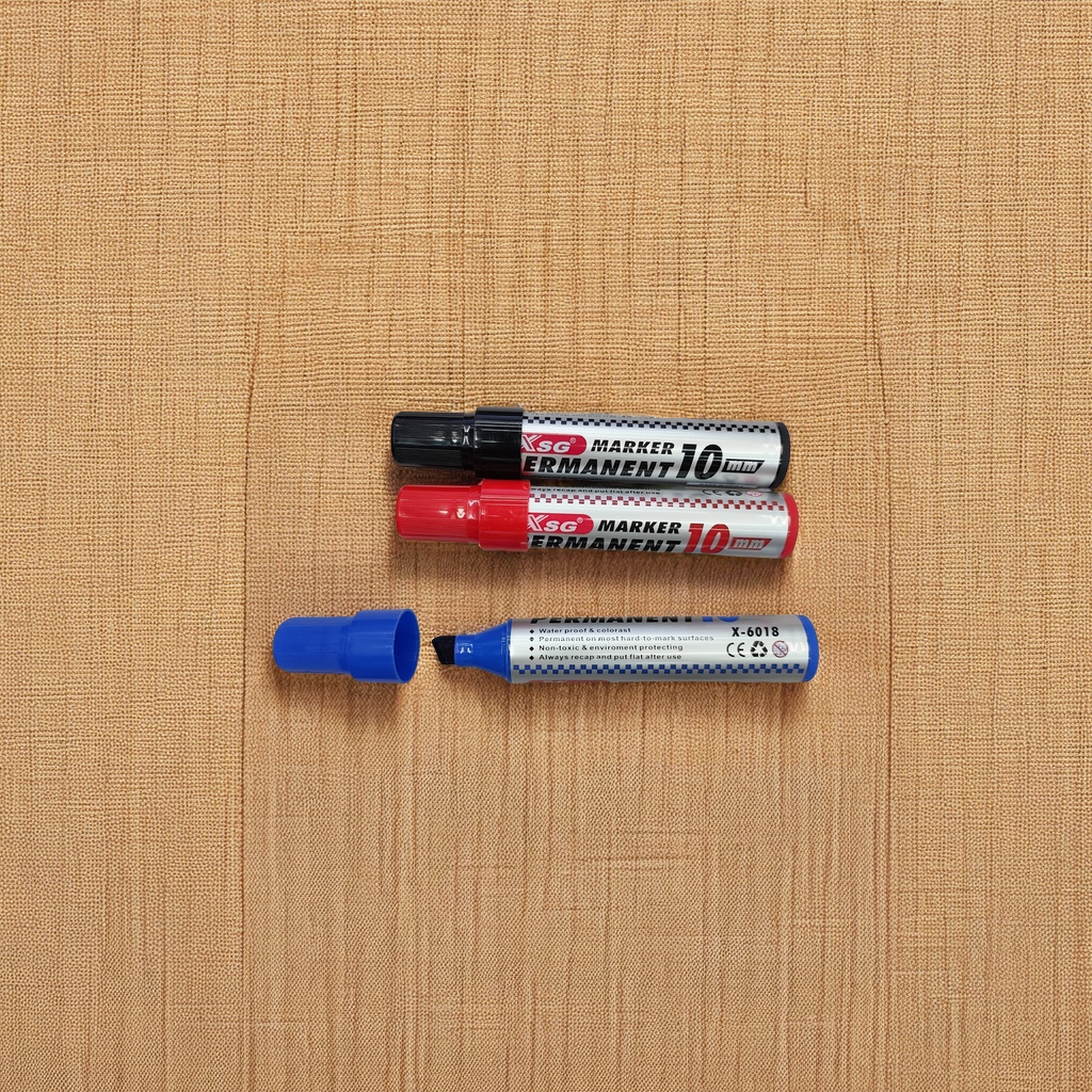 X-6018 Large Capacity 10Mm Thick Tip Marker Pop Mack Pen Oil-Based Logistics Marker Courier Box First Pen High Appearance Level Durable Marker details Picture