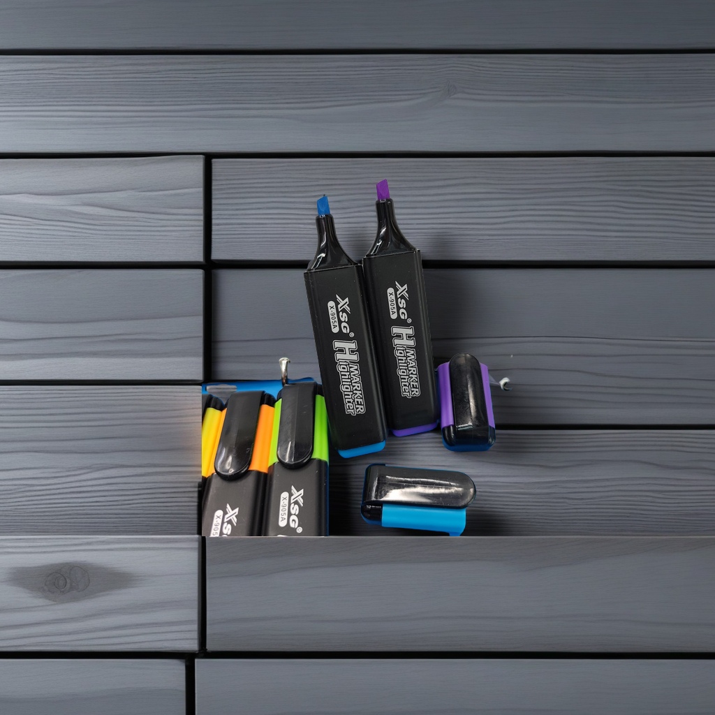 X-908 Highlighter Color Head Design High Appearance Level Student Note-Taking Dedicated Multi-Color Large Capacity Durable Marker Focus Free Of Stress details Picture