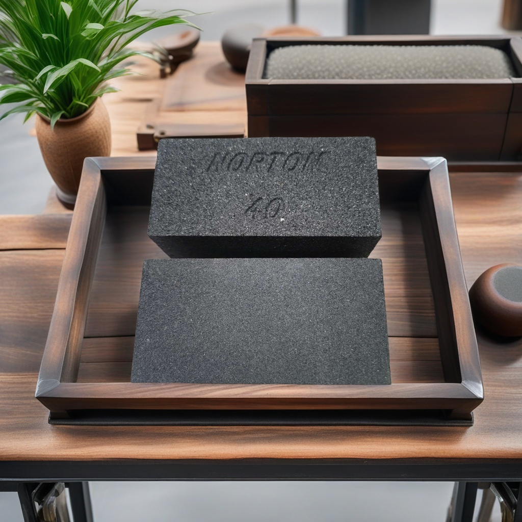 Professional whetstone, black silicon carbide grinding block, oilstone sharpening tool, quick sharpening, sharp and durable Specification image