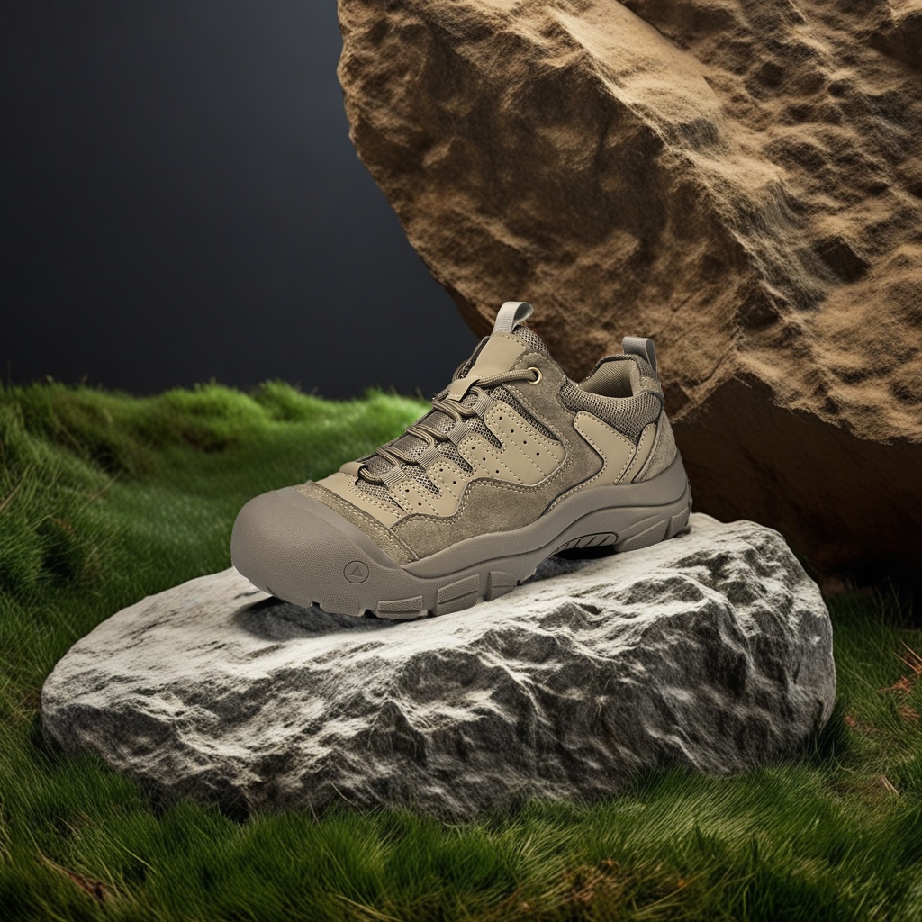 2024 autumn new outdoor leisure mountaineering shoes male Baotou soft sole anti-slip wear-resistant work shoes large size 4546 size optional mountaineering essential equipment thumbnail