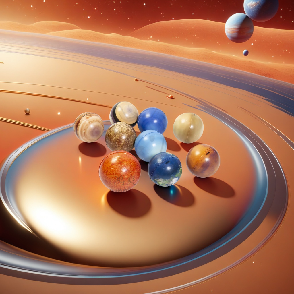 Cross-border 63mm foamed educational toys for children, featuring eight planets, solar system, moon, PU balls, sponge, starry sky, pressure balls, balloon shapes, are educational toys for children that broaden their knowledge details Picture