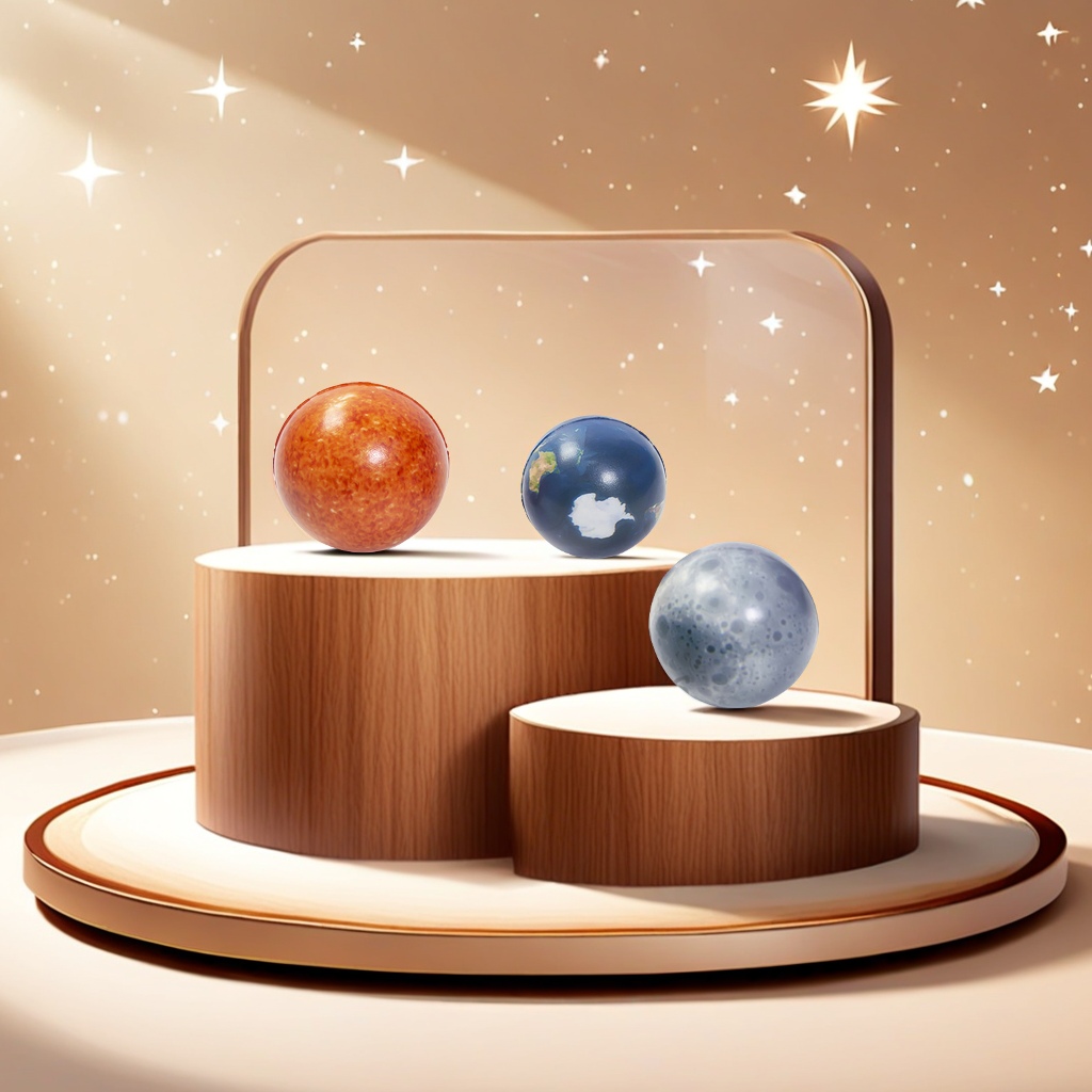 Cross-border 63mm foamed educational toys for children, featuring eight planets, solar system, moon, PU balls, sponge, starry sky, pressure balls, balloon shapes, are educational toys for children that broaden their knowledge Specification image