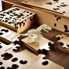 Factory direct supply of wooden three-dimensional jigsaw puzzles, laser precise cutting and splicing, game and educational toys, multiple categories to choose from Specification image