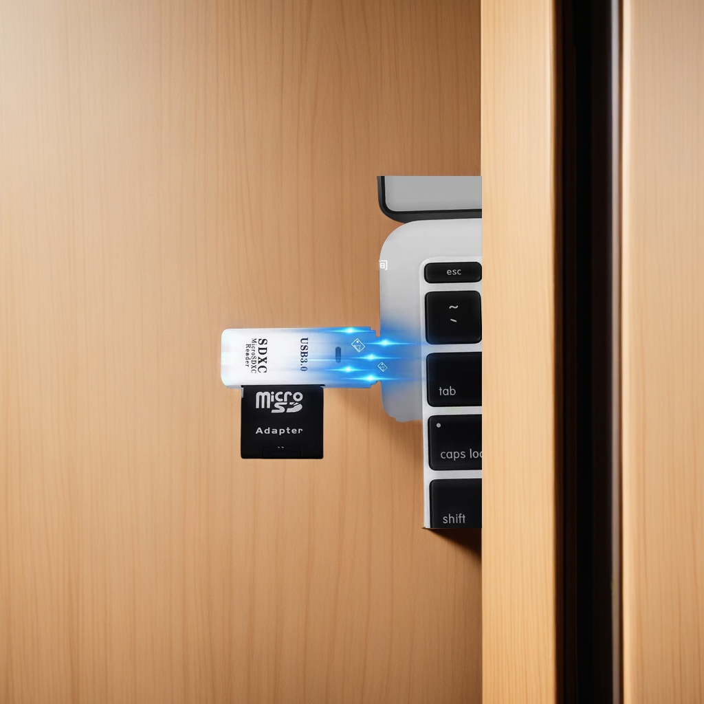 USB3.0 high-speed card reader, all-in-one multi-functional camera, SD memory card, TF card, plug-and-read for mobile phones and computers, lighter-style portable card reader Application Scenario
