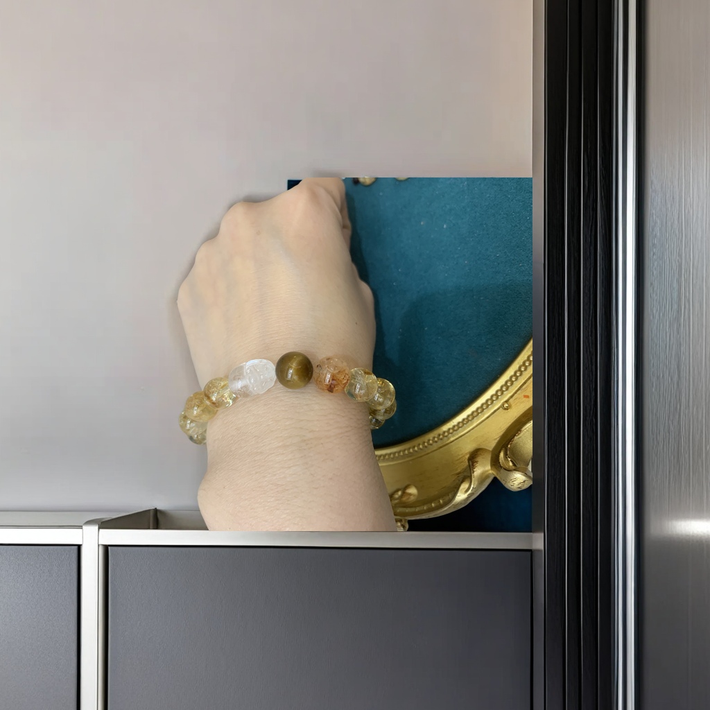 时尚韩版简约手链 女士饰品 高级感水钻手链 个性潮流手环礼物首饰