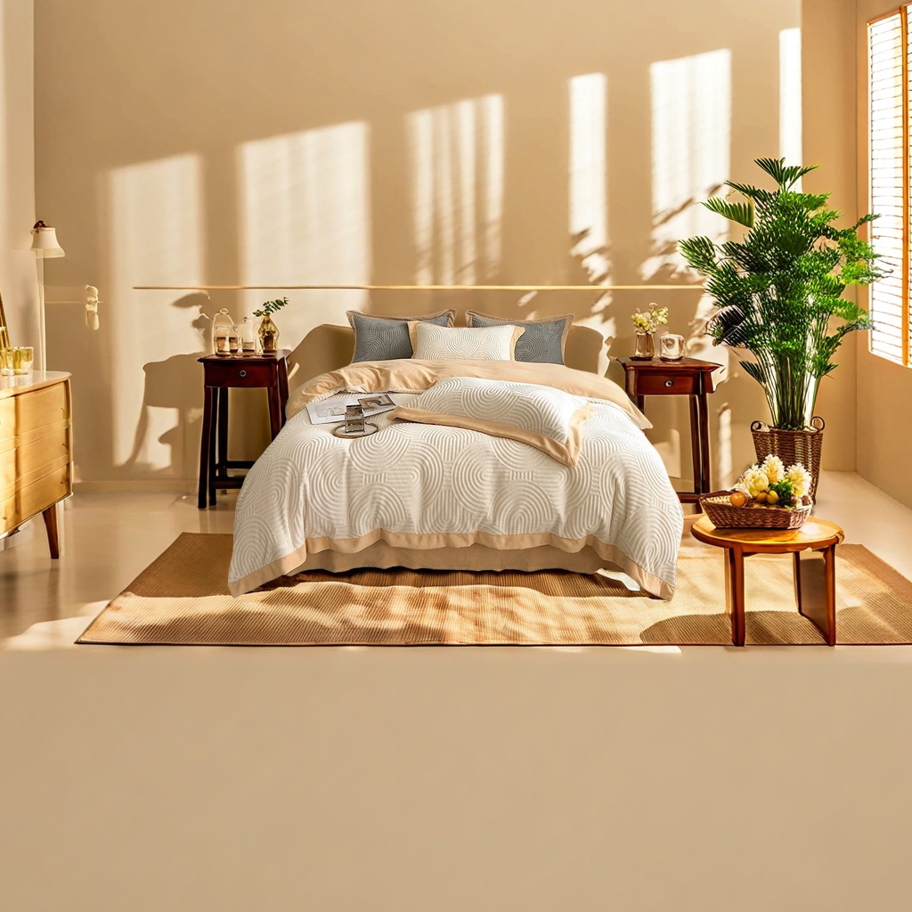 Class A milk velvet Coral velvet four-piece set, winter thickened warm double-sided velvet flannel duvet cover wholesale, single and double bedding set Item Picture