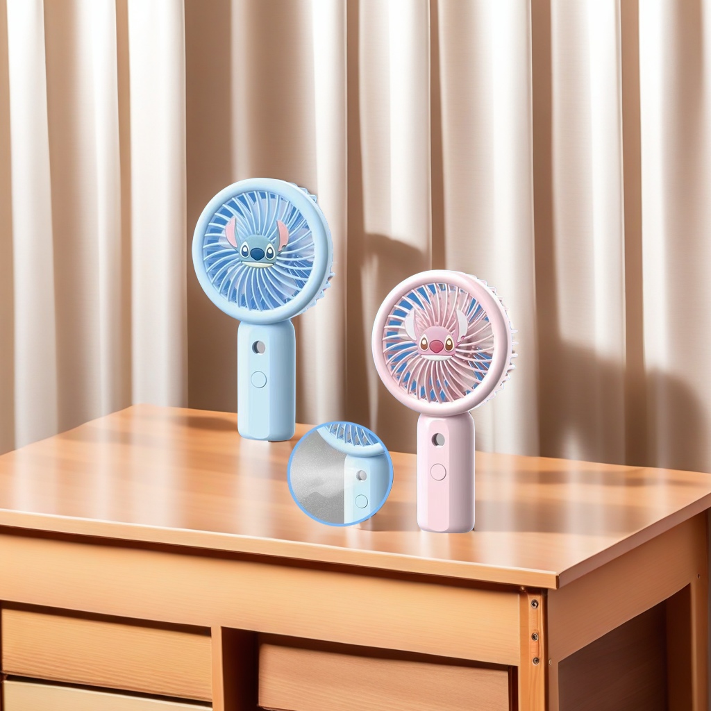 Summer essential portable spray fan, USB charging mini handheld dual-purpose small fan, silent, strong wind force, long-lasting battery life Application Scenario