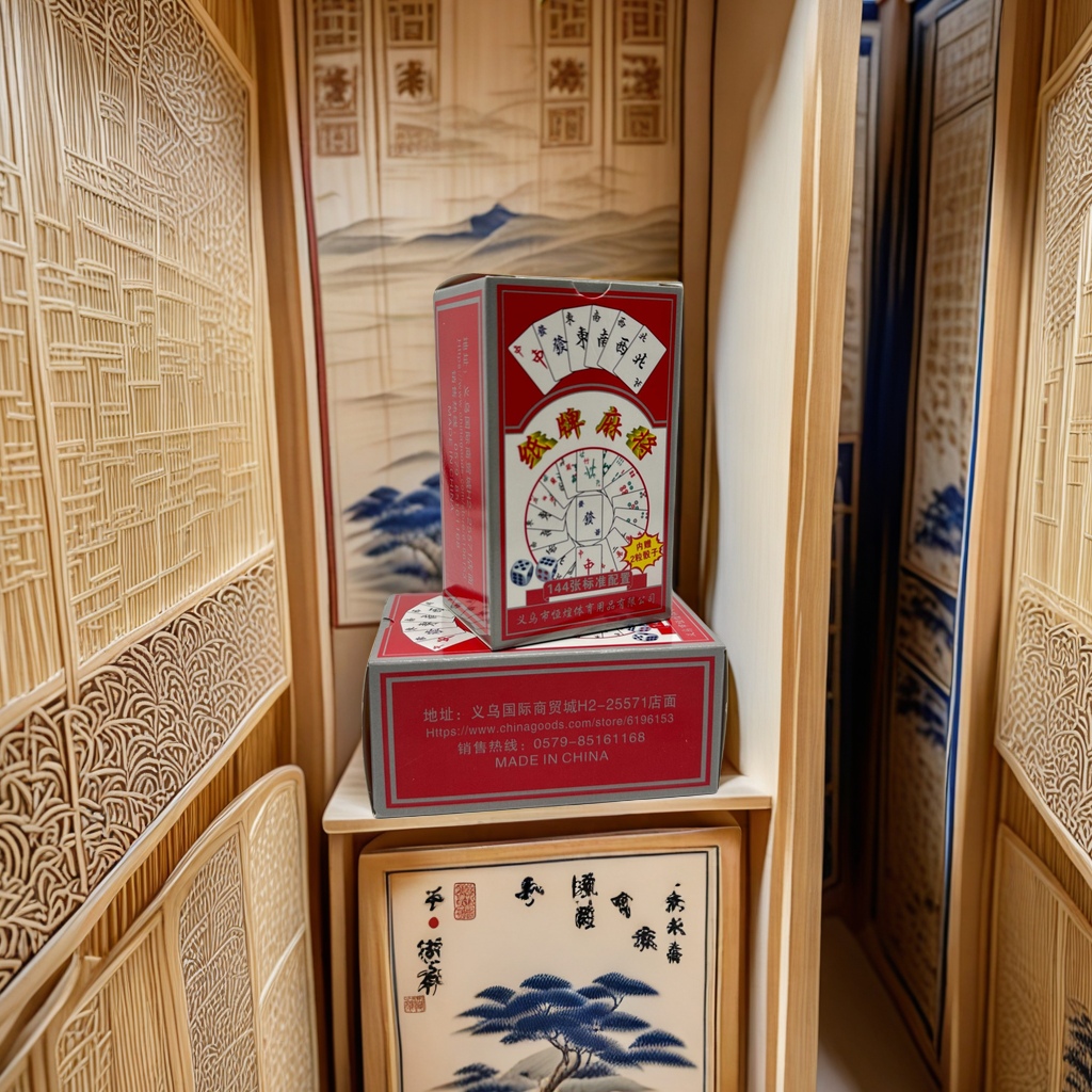 Travel portable version of cards mahjong cards 144 mahjong poker table game card manufacturers direct wholesale high quality durable Specification drawing