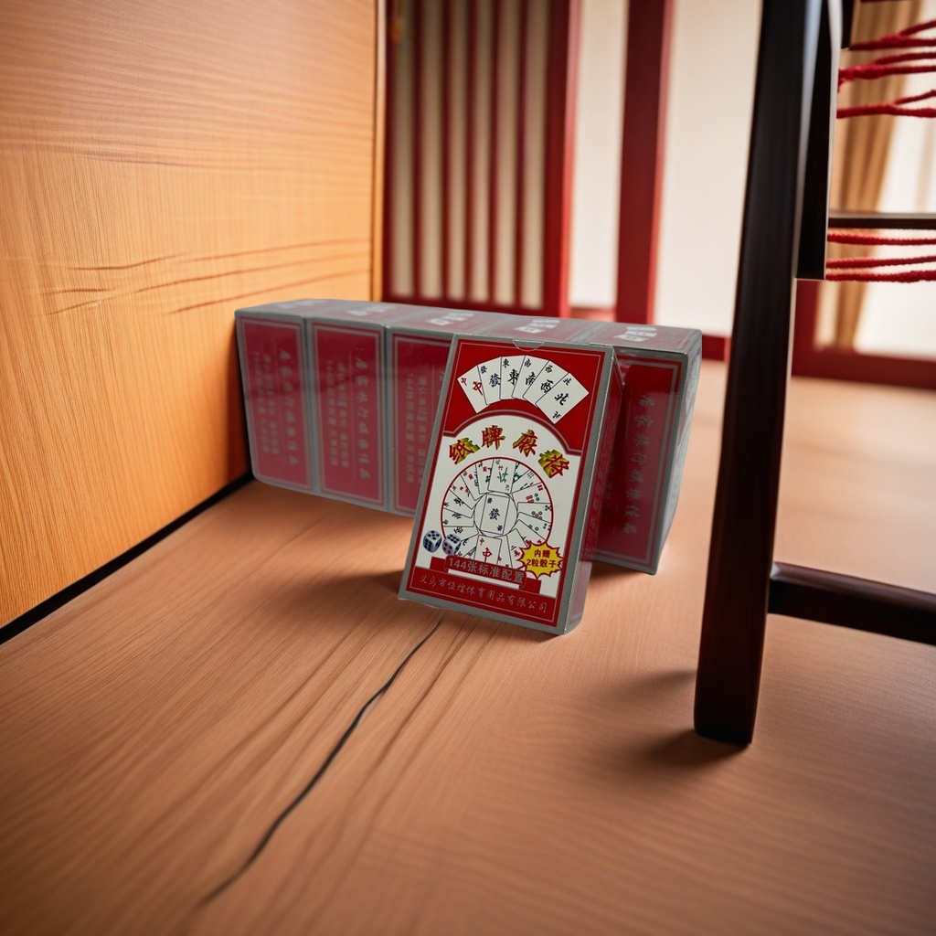 Travel portable version of cards mahjong cards 144 mahjong poker table game card manufacturers direct wholesale high quality durable Application Scenario