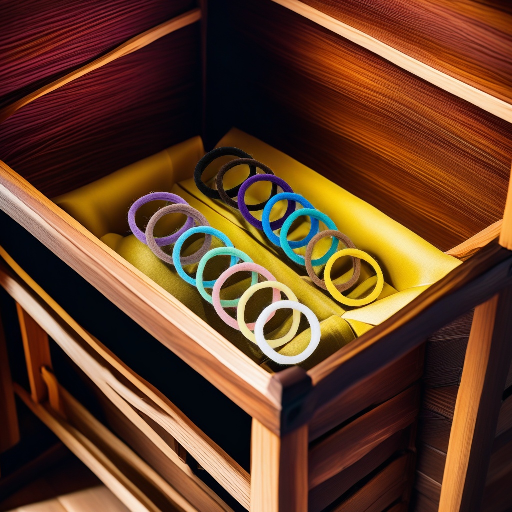 National trend series hair ties, colorful high-elasticity candy-colored rubber bands, hair bands, hair accessories Specification image