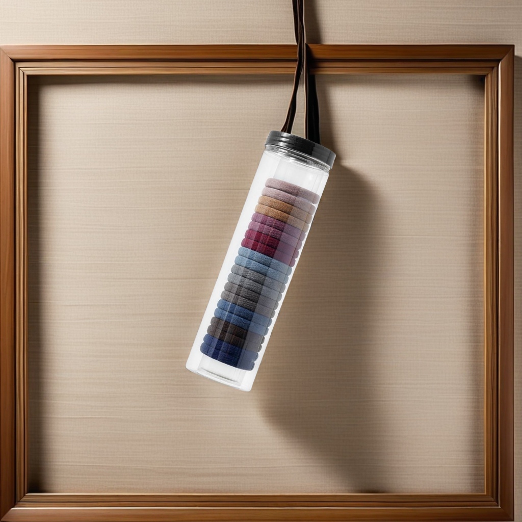 National trend series, wholesale of simple scarves with seam rubber bands, headwear, hair accessories and hair bands, elegant for ladies Item Picture