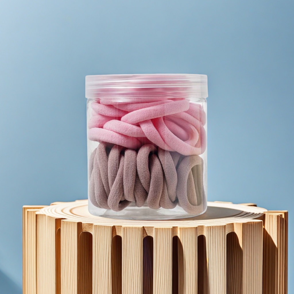 National trend series hair ties, colorful high-elasticity candy-colored rubber bands, hair bands, hair accessories Item Picture