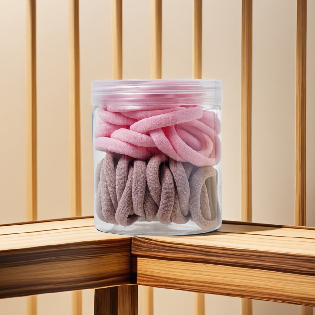 50 buckets of Korean-style InS-style simple seamless hair ties, colorful hair bands, high-elasticity hair ties, candy-colored rubber bands, hair decorations, and daily hair accessories for women Item Picture